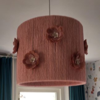 Prachtige lampenkap roze