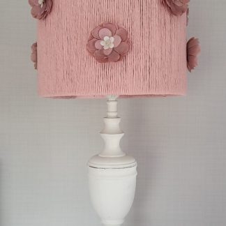 Prachtige lampenkap roze