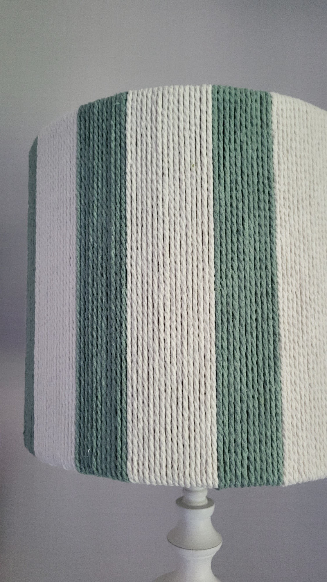 Prachtige lampenkap groen/creme - Afbeelding 5