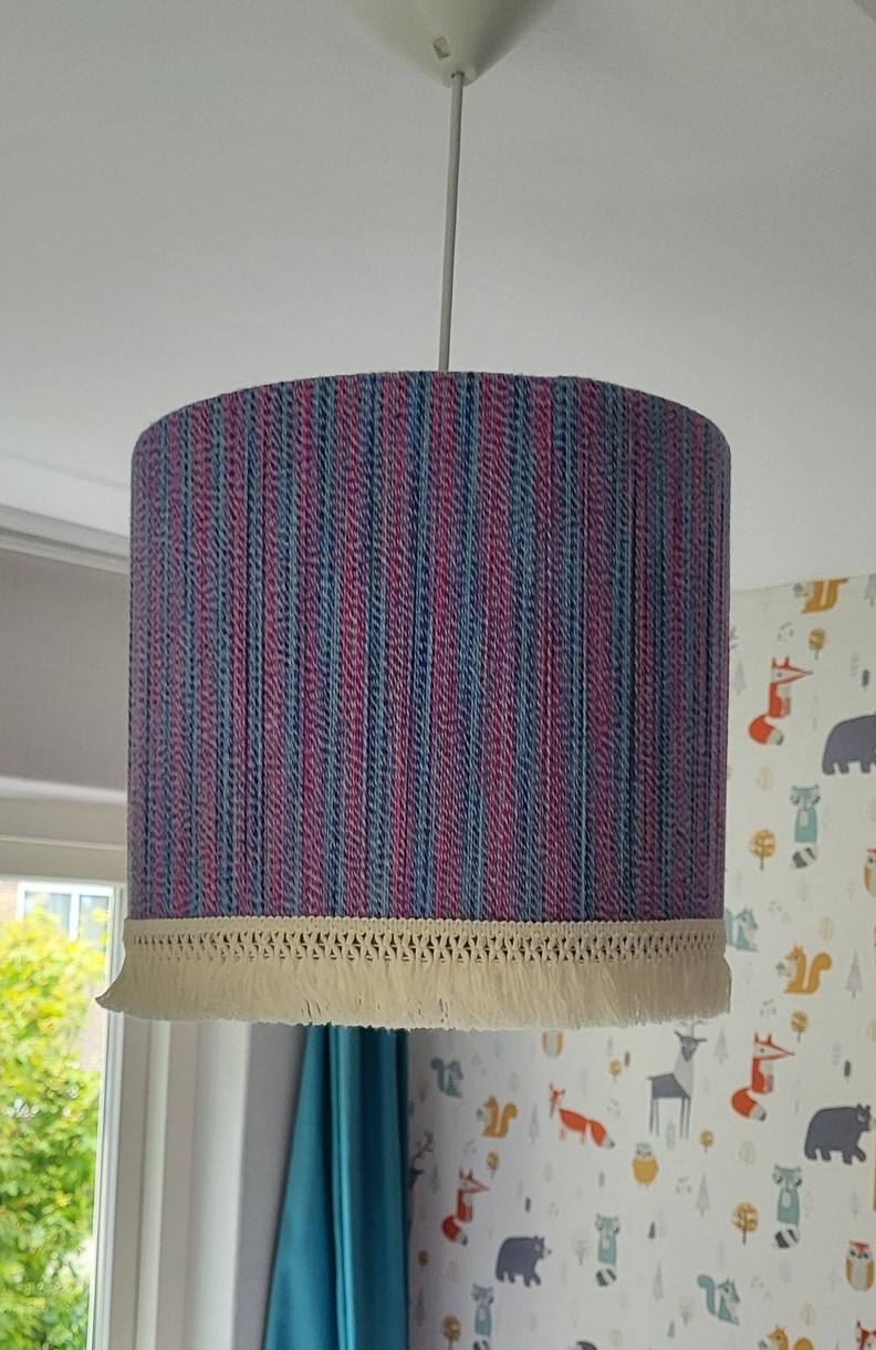 Prachtige lampenkap meerkleurig , hanglamp
