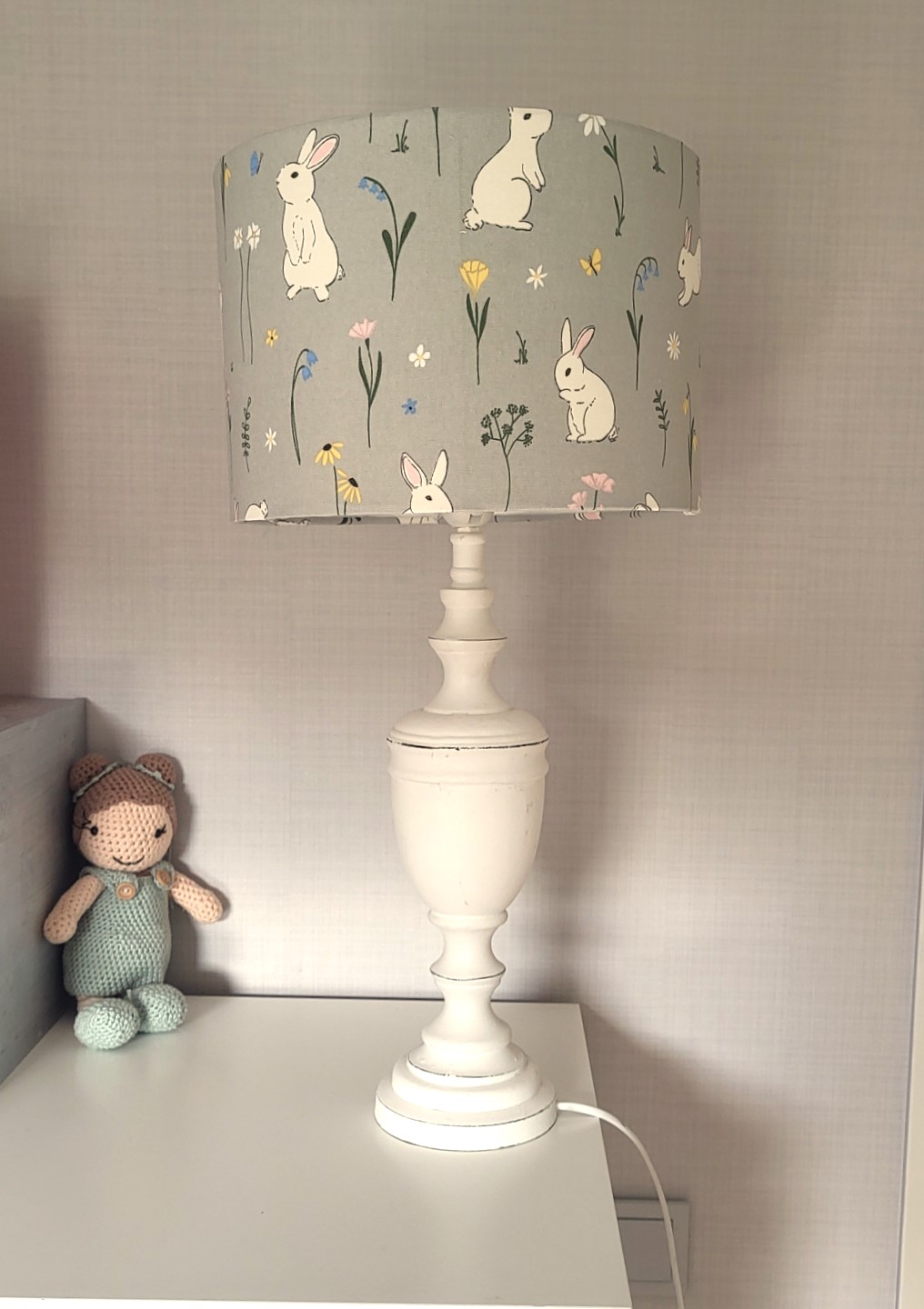 Lieve lampenkap met konijntjes NEW
