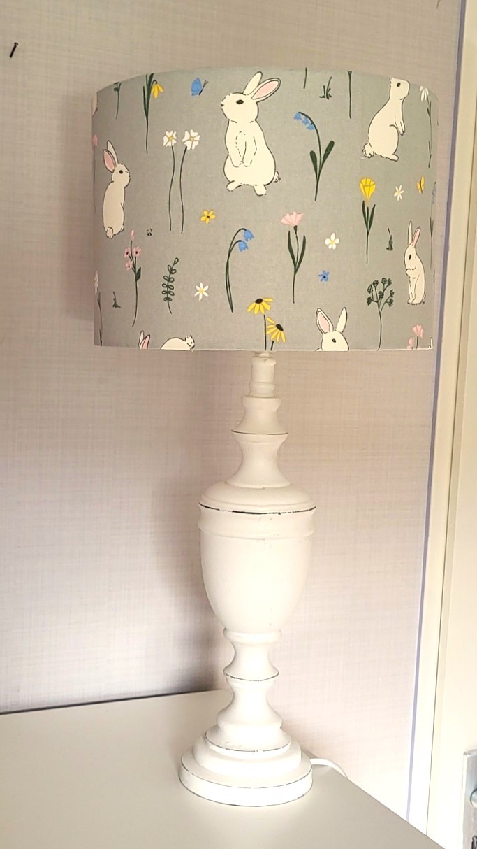 Lieve lampenkap met konijntjes NEW - Afbeelding 3