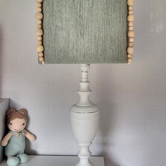 Lampenkap met kralen